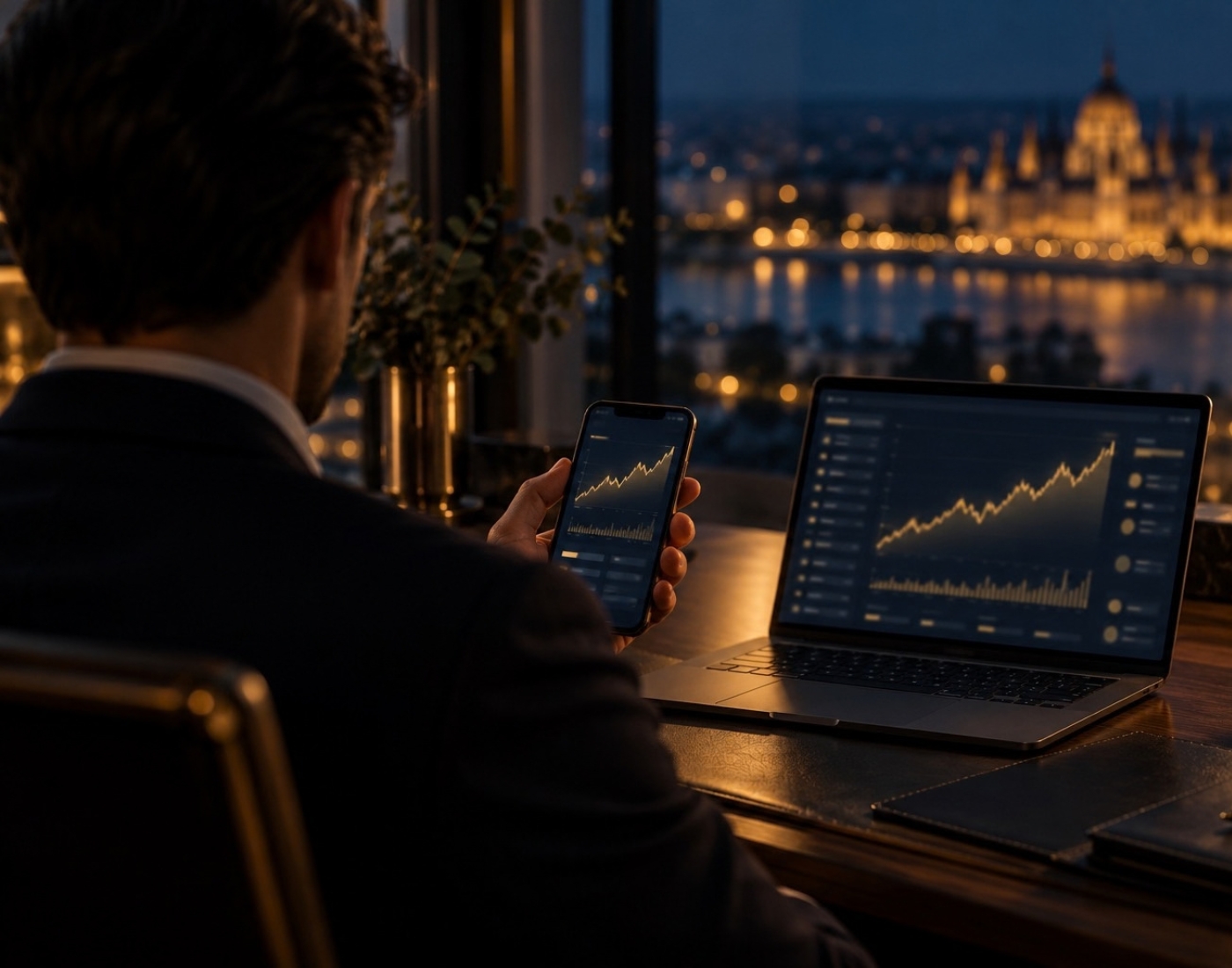 Real-time account view on the Vantage Markets platform